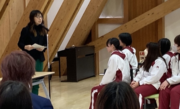 来賓挨拶（秋田県障害者スポーツ協会）