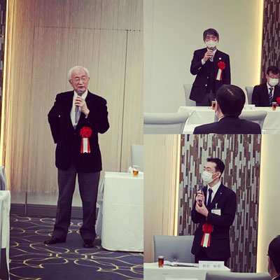 設立総会でのスピーチの様子